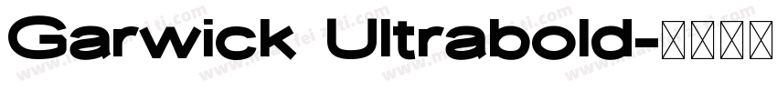 Garwick Ultrabold字体转换